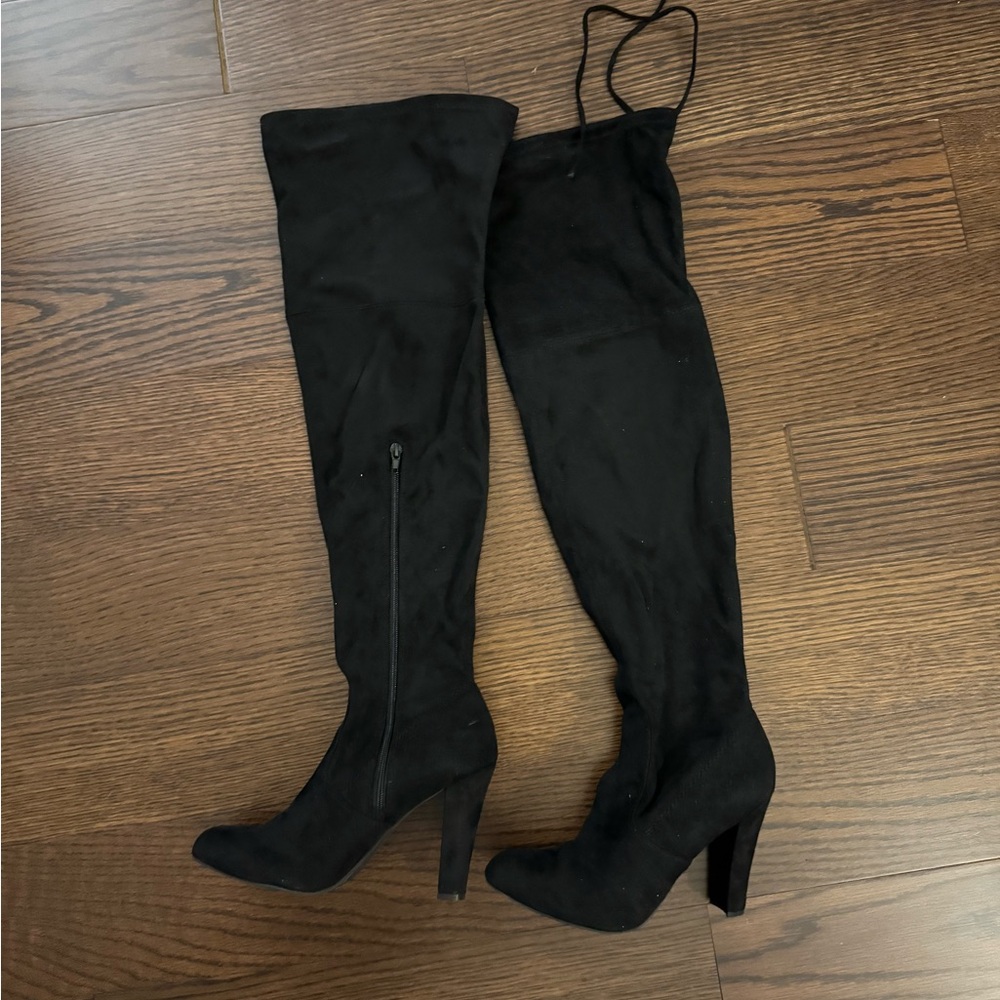 Black Over-the-Knee Boots